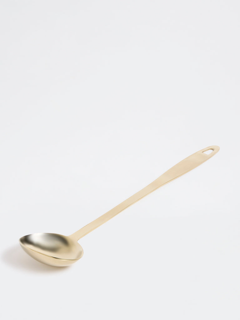 Westside Home Gold Flat Handle Ladle