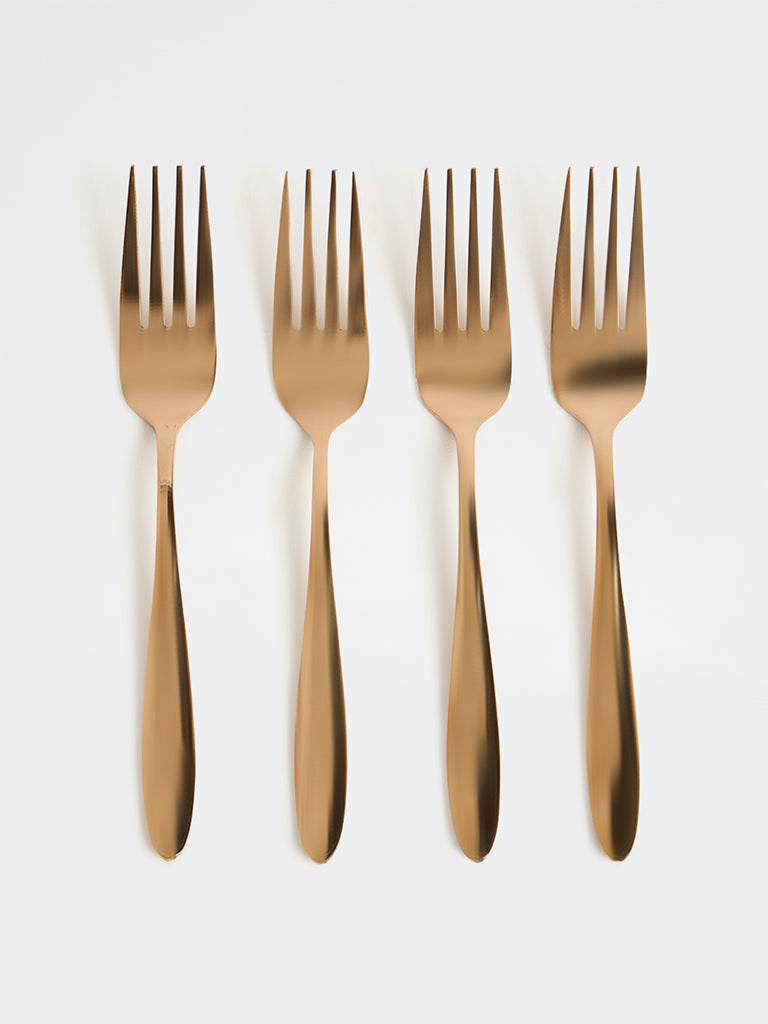 Westside Home Copper Forks - Set of 4