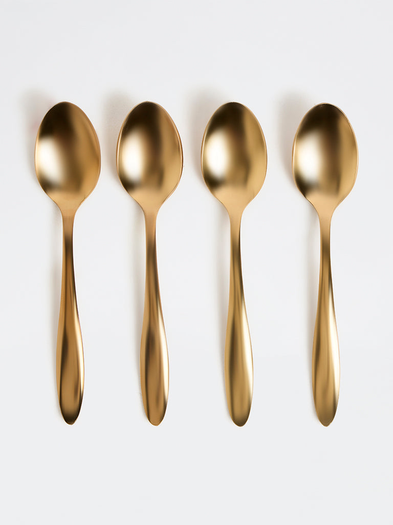 Westside Home Copper Tea Spoons - Set of 4
