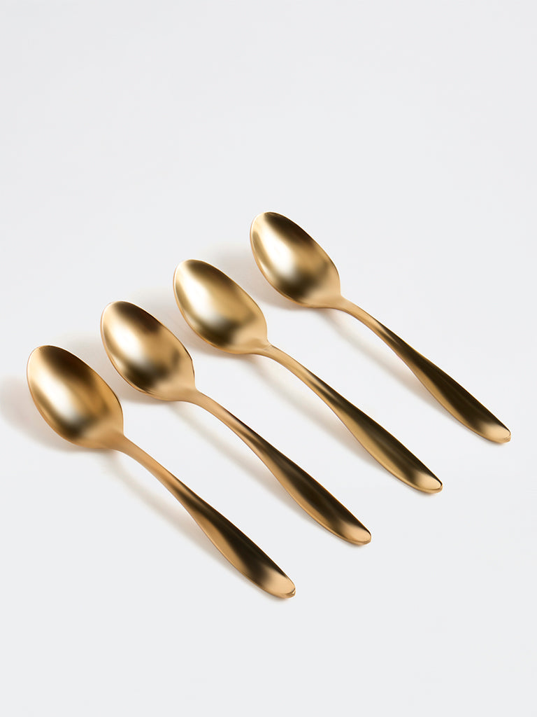 Westside Home Copper Tea Spoons - Set of 4