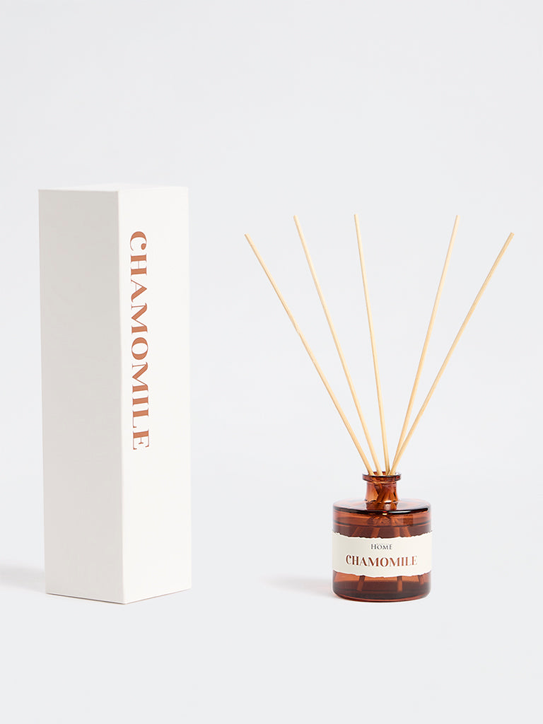 Westside Home Chamomile Glass Diffuser with Five Reed Sticks