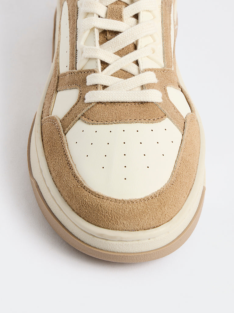SOLEPLAY Brown Lace-Up Sneakers