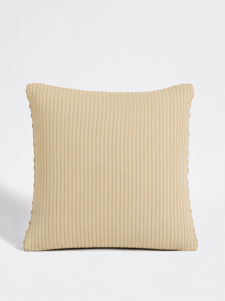 Westside Home Taupe Bubbles Textured Cushion Cover