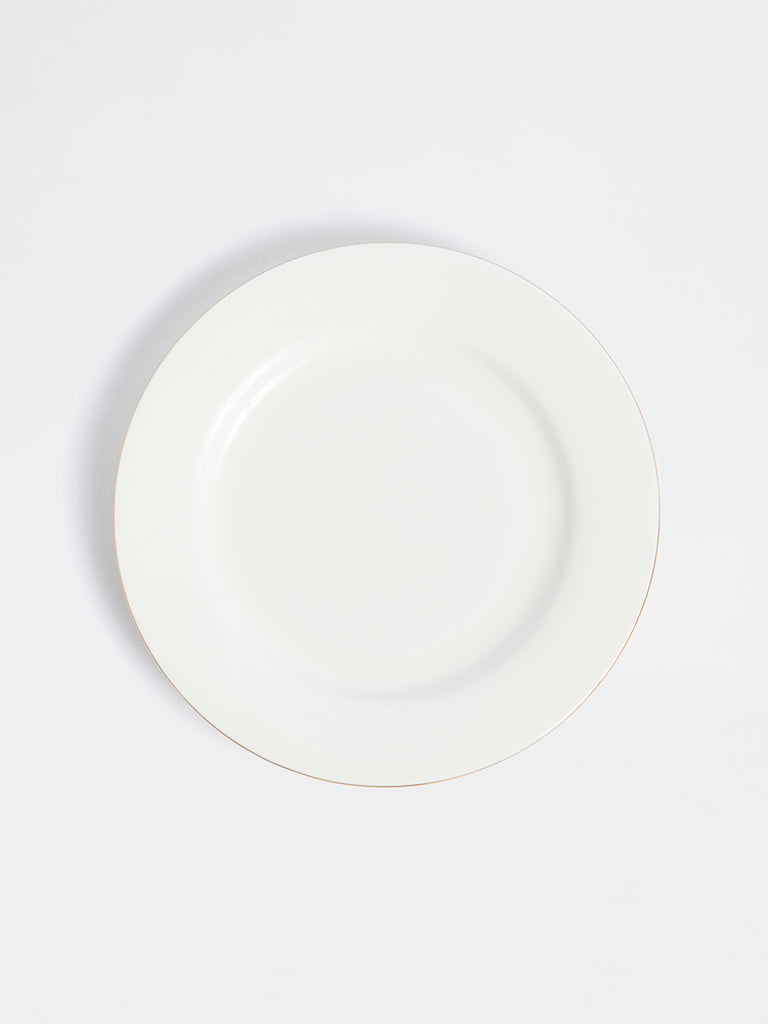 Westside Home White Gold-Rim Side Plate