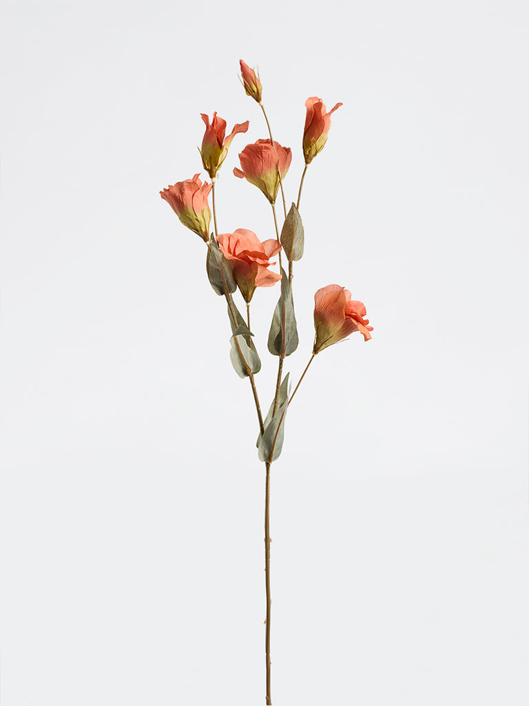 Westside Home Orange Artificial Balloon Flower Branch