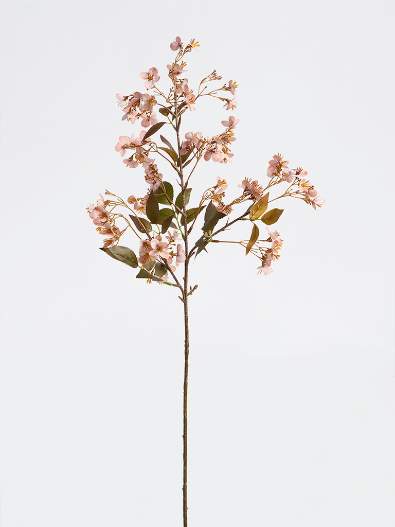 Westside Home Pink Artificial Star Flower Branch