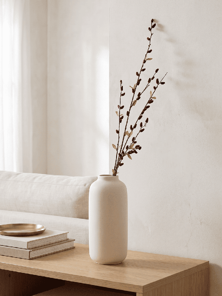 Westside Home Red Artificial Willow Branch