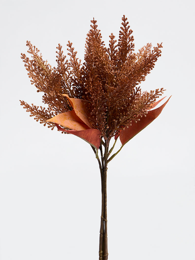 Westside Home Rust Artificial Wheat Bouquet