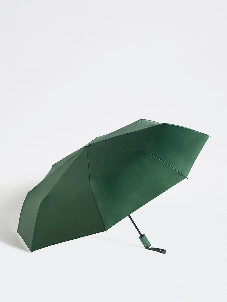 Westside Accessories Green Foldable Umbrella with Cover