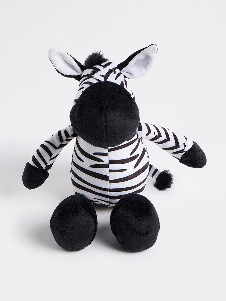 HOP Baby Black Zebra Soft Toy