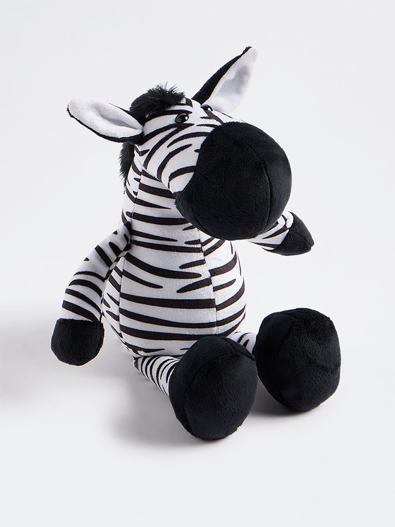 HOP Baby Black Zebra Soft Toy