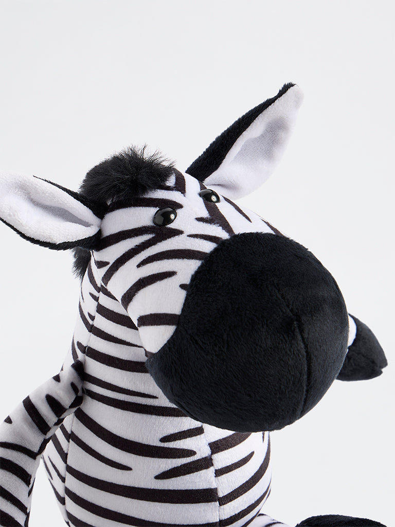 HOP Baby Black Zebra Soft Toy