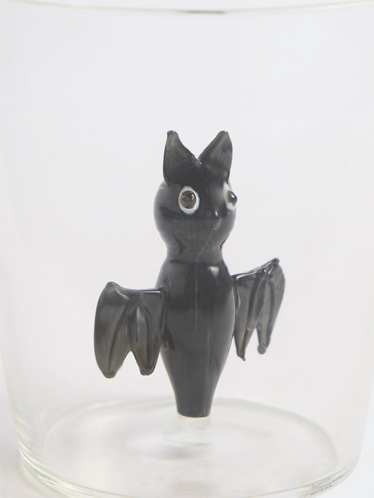 Westside Home Halloween Bat Design Water Glass