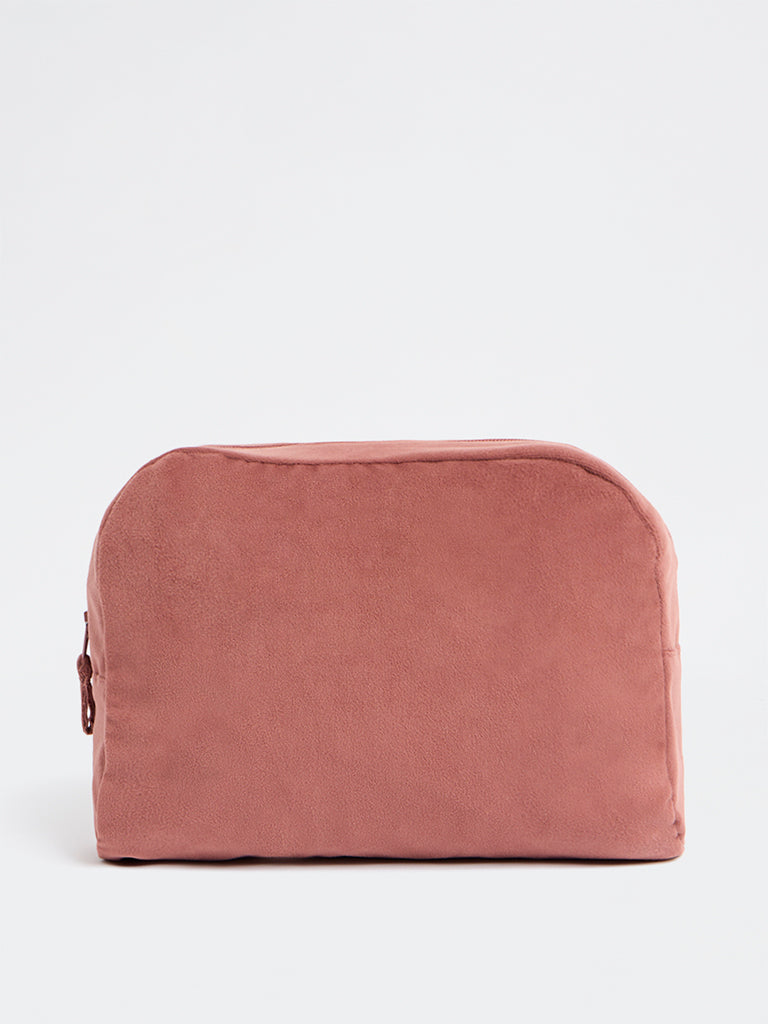 Westside Home Dusty Pink 3D Bow Detail Pouch
