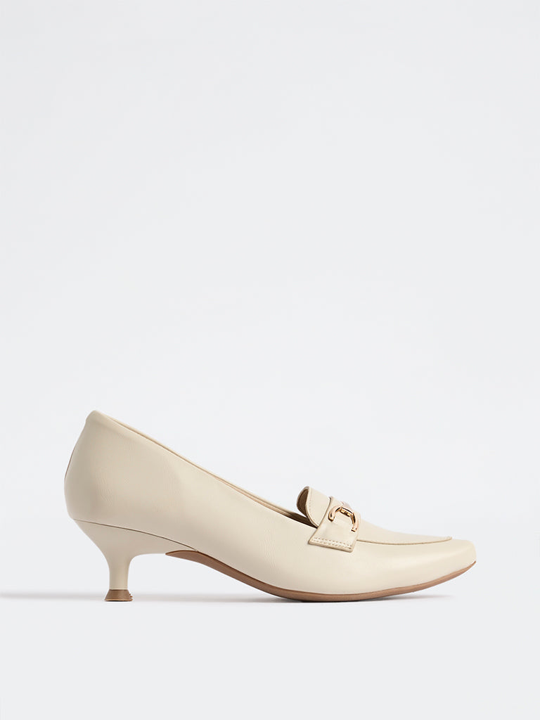 LUNA BLU Ivory Comfort Pump Shoes