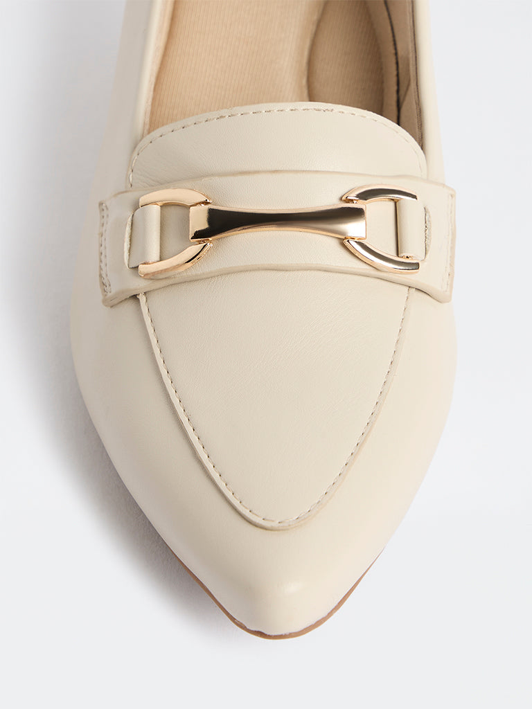 LUNA BLU Ivory Comfort Pump Shoes