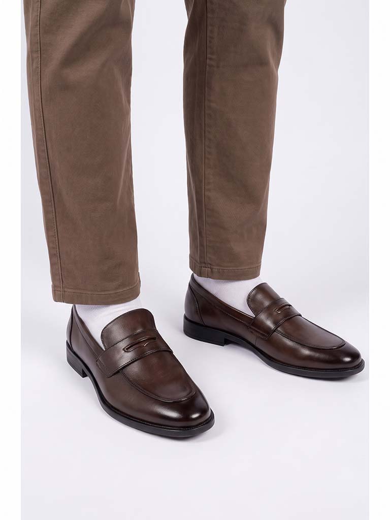SOLEPLAY Dark Brown Loafers