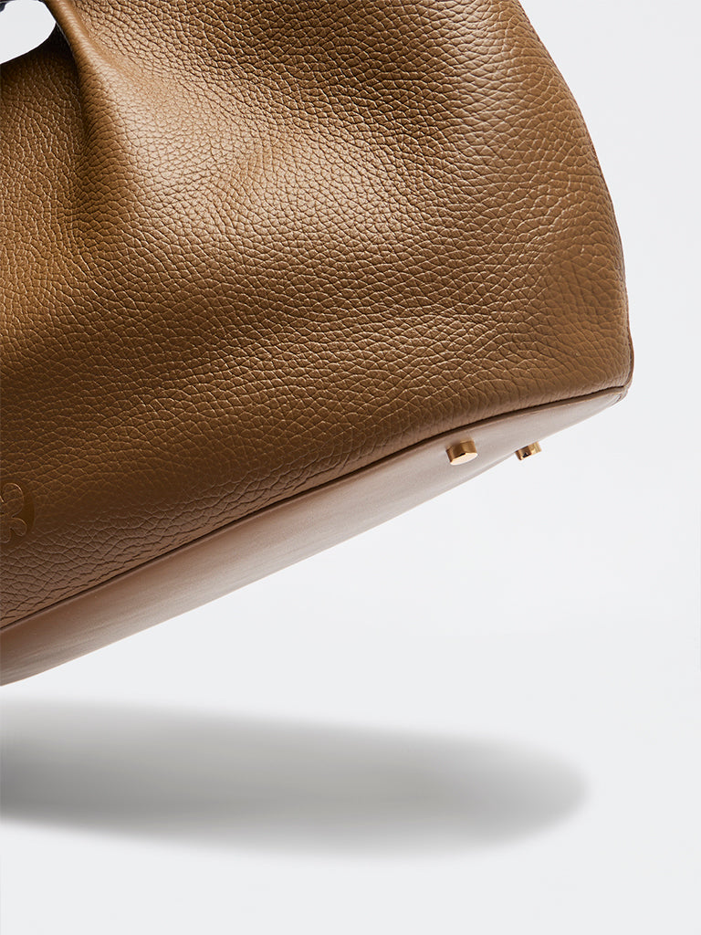 Belle Grain Leather Large Tote