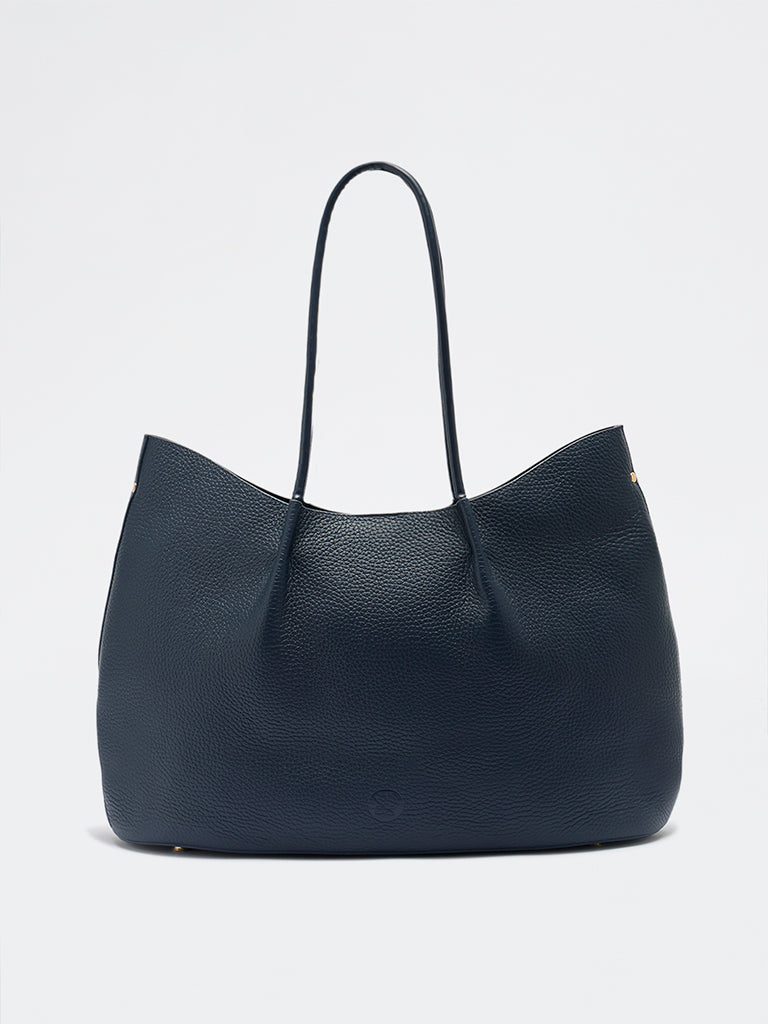 Belle Grain Leather Large Tote