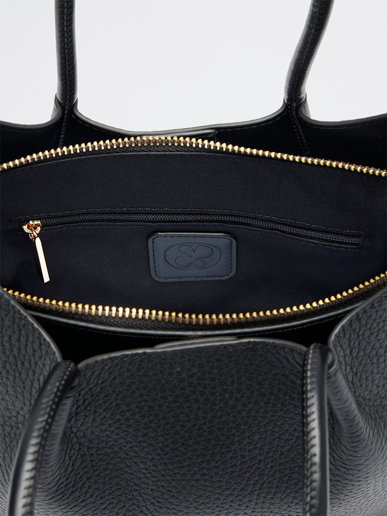 Belle Grain Leather Medium Tote