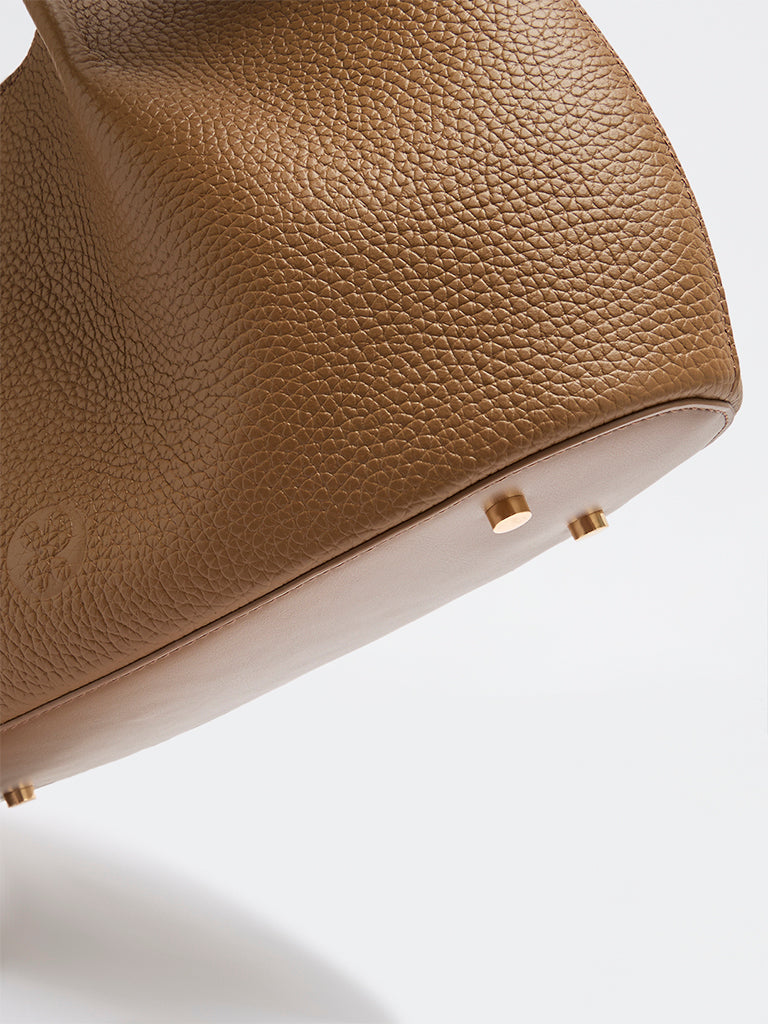 Belle Grain Leather Medium Tote