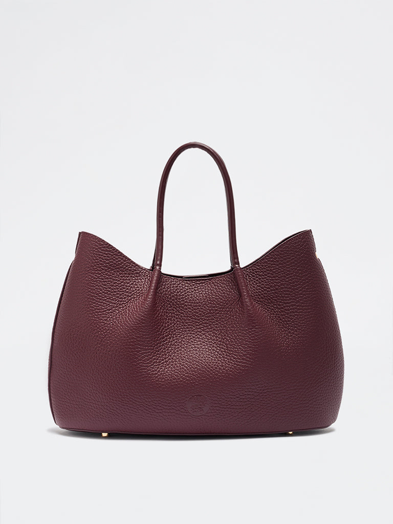 Belle Grain Leather Medium Tote