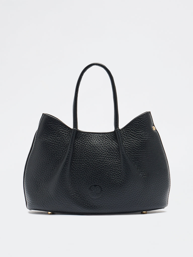 Belle Grain Leather Mini Tote
