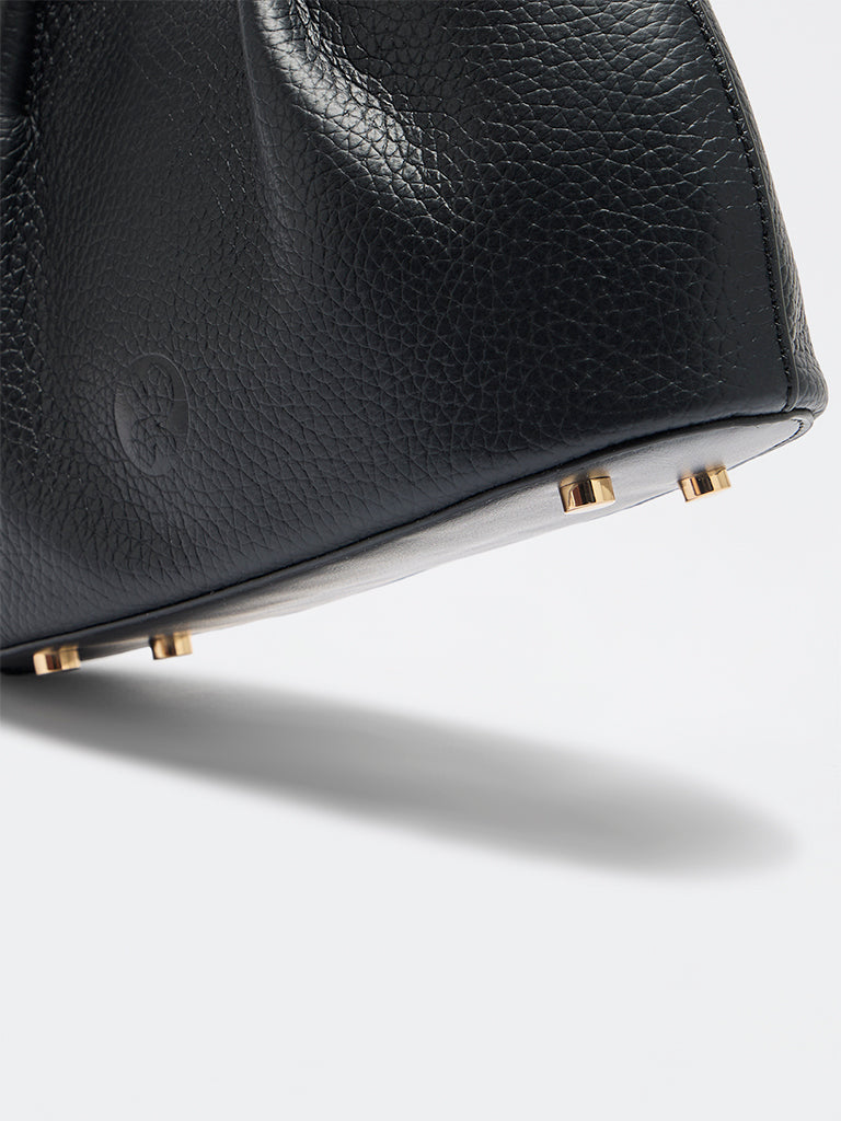Belle Grain Leather Mini Tote