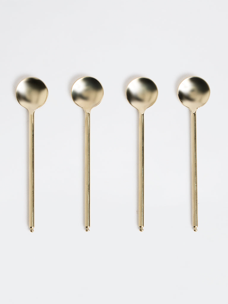 Westside Home Gold Tea Spoons - Set of 4