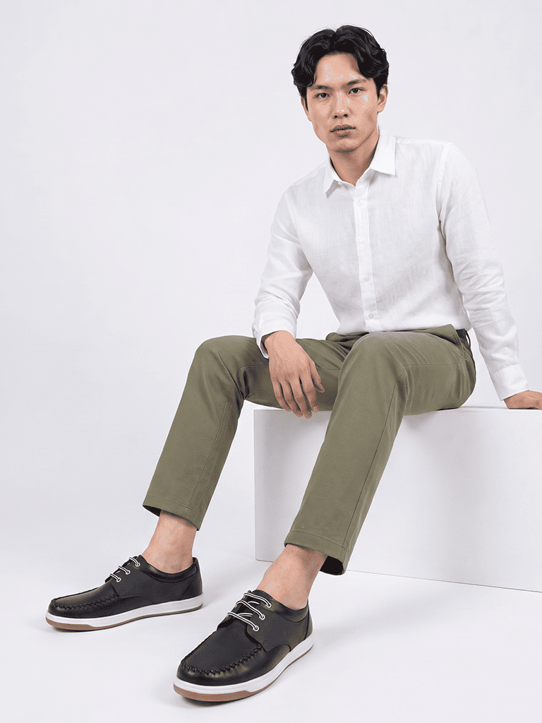 SOLEPLAY Navy Lace-Up Shoes