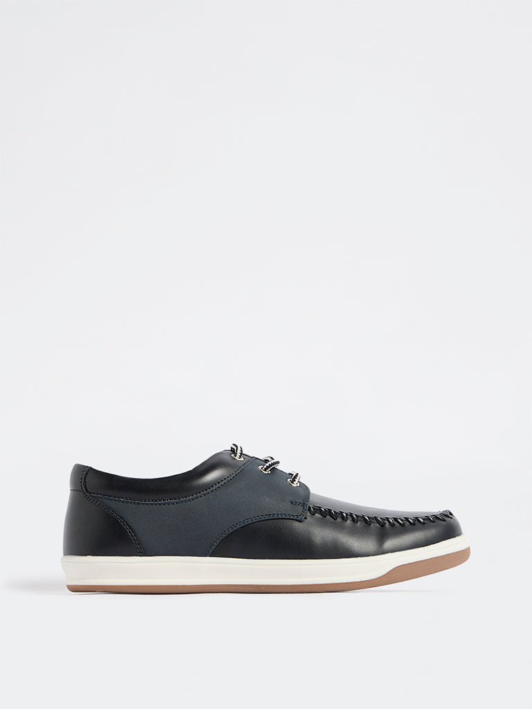 SOLEPLAY Navy Lace-Up Shoes
