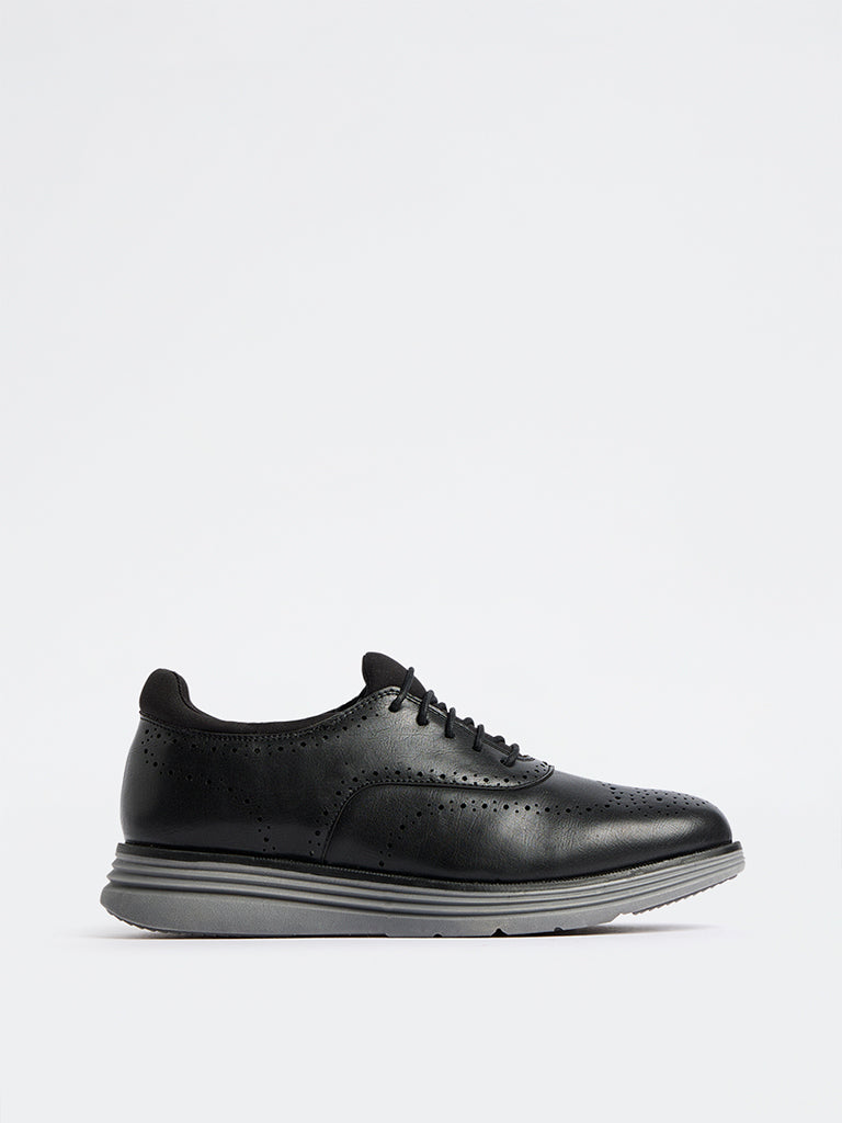 SOLEPLAY Black Brogue Shoes
