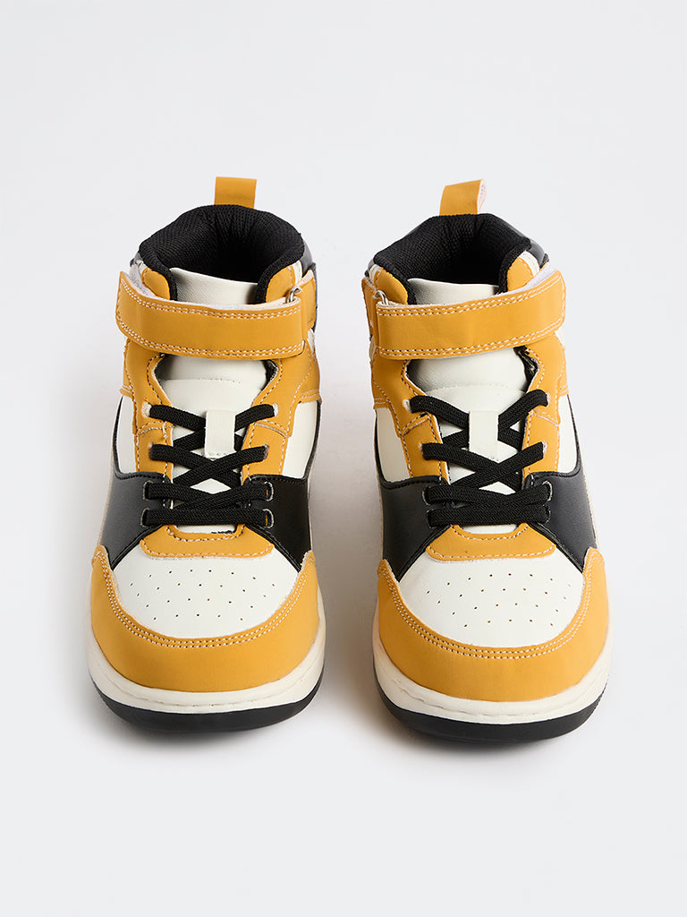 Yellow Yellow High-Top Sneakers