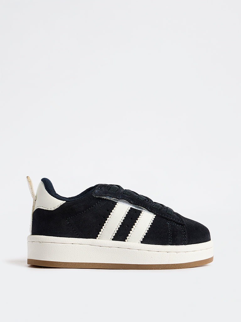 Yellow Navy Lace-Up Sneakers