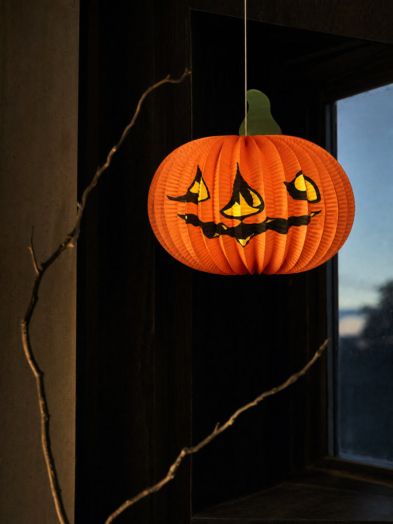 Westside Home Orange Halloween Pumpkin Hanging Decoration