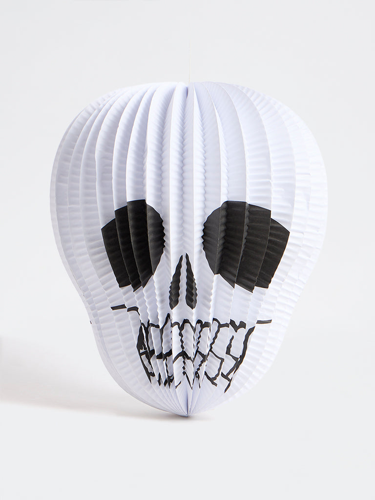 Westside Home White Halloween Skull Hanging Decoration