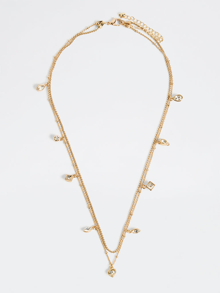 Westside Accessories Gold Double Layered Necklace