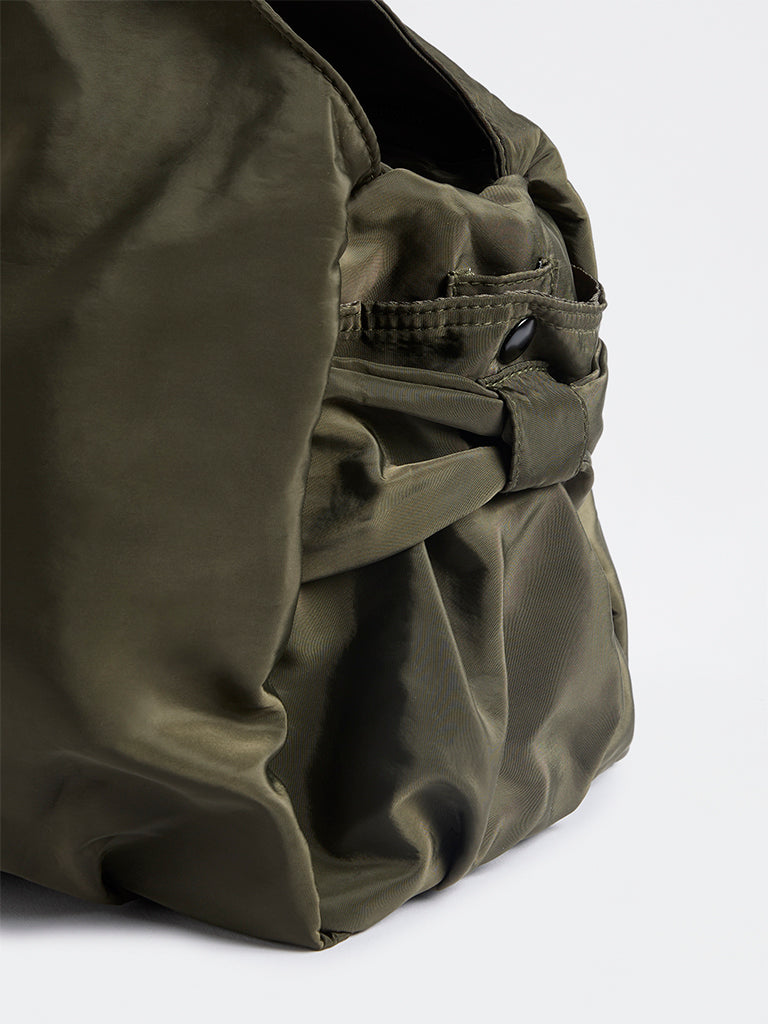 Westside Dark Olive Slouchy Hobo Bag