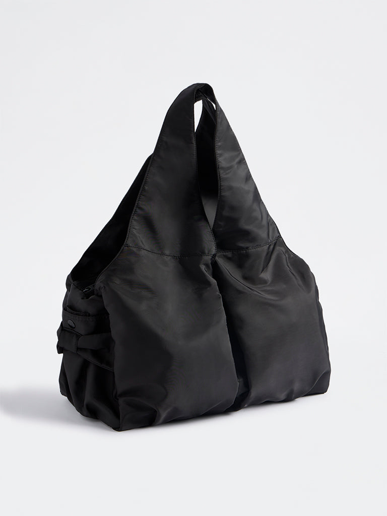 Westside Black Slouchy Hobo Bag