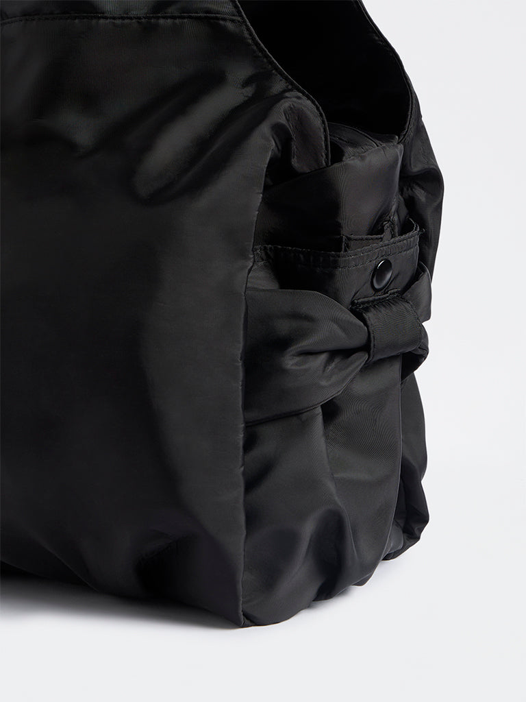 Westside Black Slouchy Hobo Bag