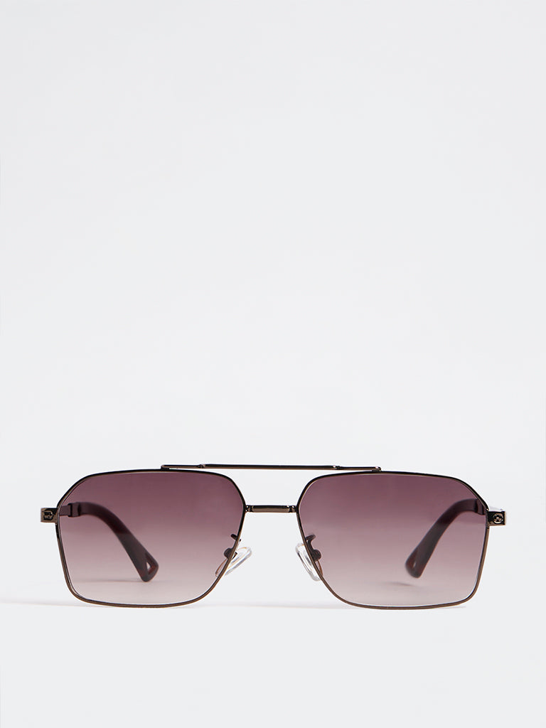 Nuon Brown Navigator Sunglasses - Comes with a Pouch and Cleaning Cloth