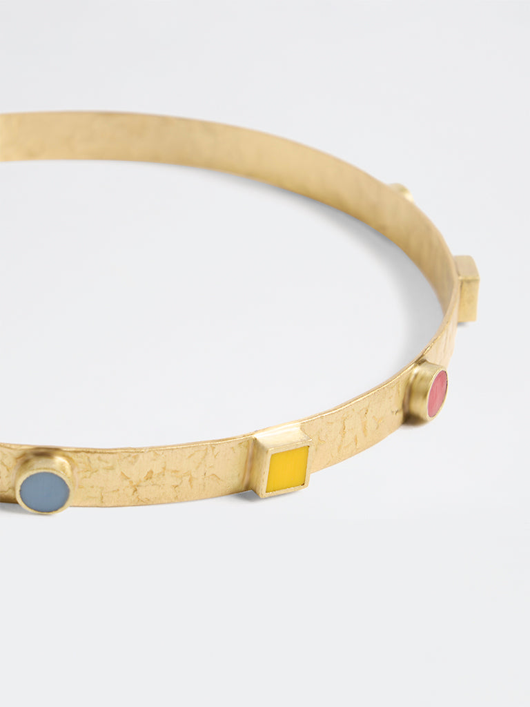 Westside Accessories Gold Statement Choker Necklace