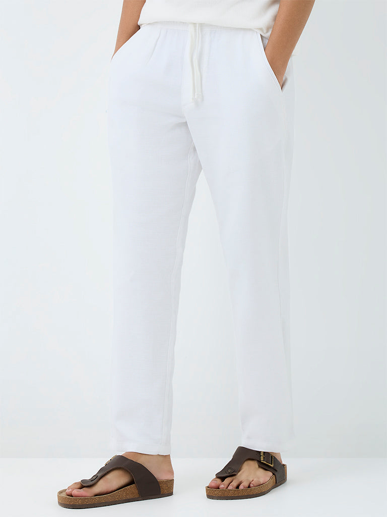 ETA Off-White Relaxed-Fit Mid-Rise Cotton Chinos