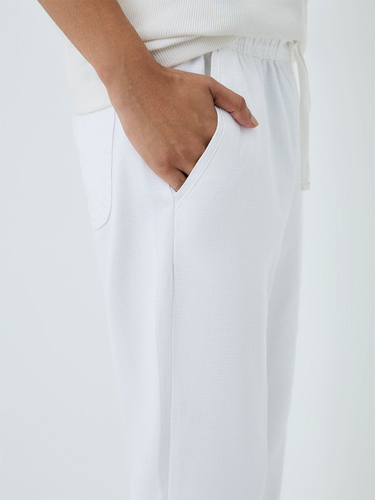 ETA Off-White Relaxed-Fit Mid-Rise Cotton Chinos