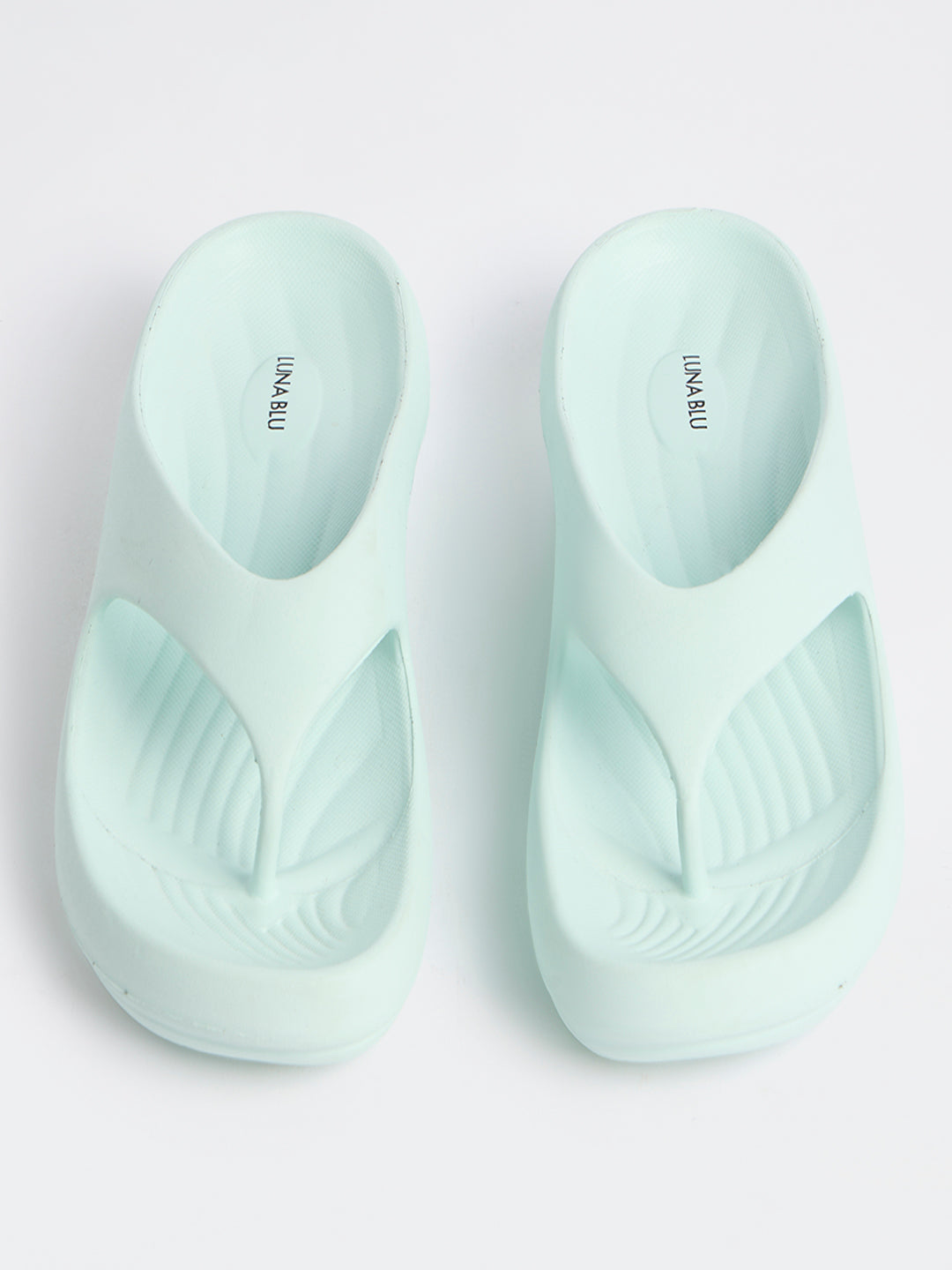 LUNA BLU Mint Blue Comfort Flip-Flops