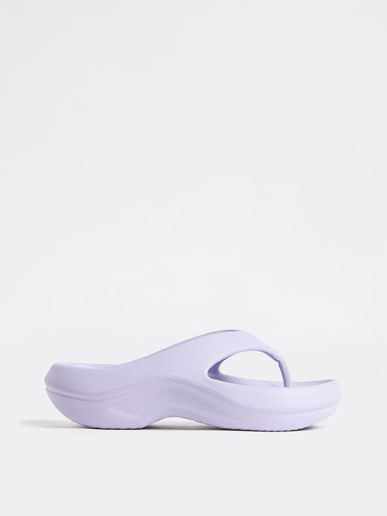 LUNA BLU Lilac Comfort Flip-Flops