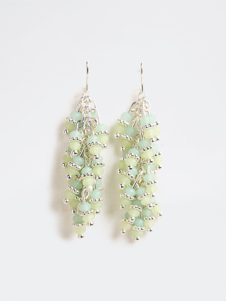 Westside Accessories Green Beaded Earrings