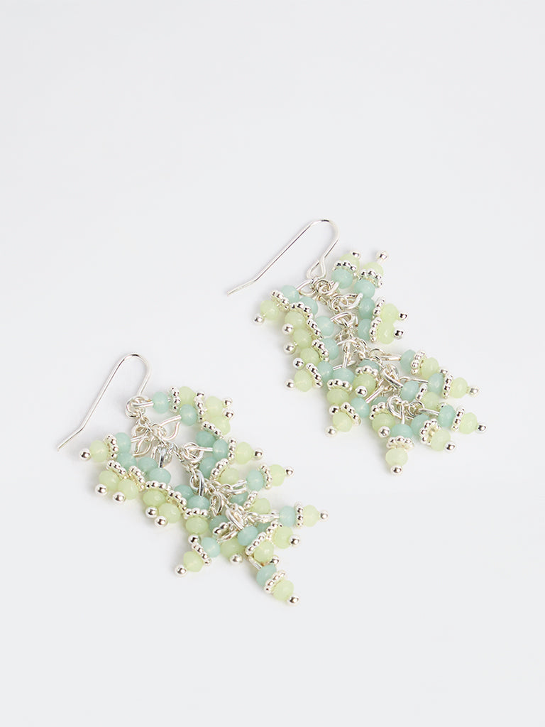 Westside Accessories Green Beaded Earrings
