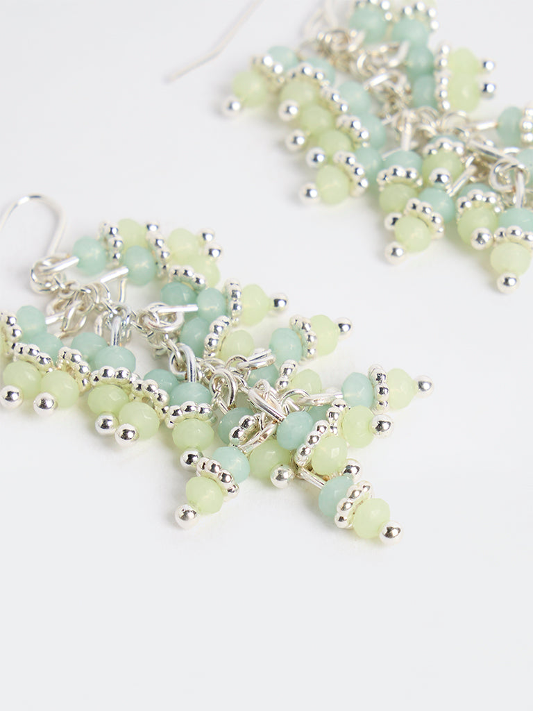 Westside Accessories Green Beaded Earrings
