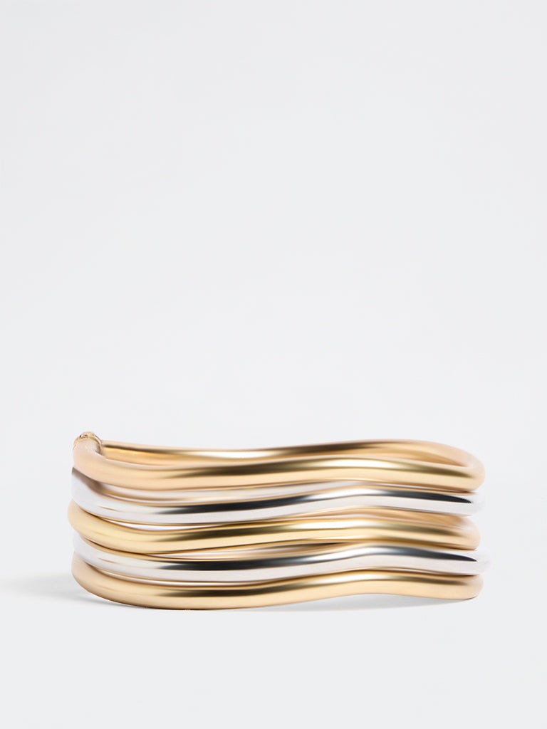 Westside Accessories Gold and Silver Bangles - Pack of 6